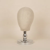 Polished Mannequin Head Stand Stable Mannequin Head with Metal Base Sturdy Hat Display Stand Heavy Duty for Studios