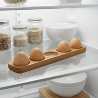 Acacia Wood Egg Rack Reusable Acacia Wood Egg Holder Easy to Clean for Pantry