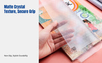 Removable Book Cover, Transparent Wrap, Matte Protective Skin, Multi-Size Set