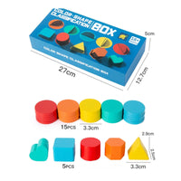 Fine Movement Skills Color Shape Sorting Box Hand Eye Coordination Coin Slot Shape Sorter Screen-Non-Digital Educational Sorting Toy for Toddlers, Babies, Preschool, Daycare