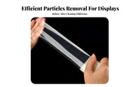 Dust Removal Tape Multi-Device Compatibility Screen Cleaning Tape Residue Screen Cleaning Film for DIY Users, Amateur Repairers, Home, Office