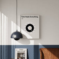 Electric Meter Box Cover with Clock Easy to Install Electric Panel Cover Scratch Resistant House Decoration for Hallway