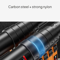 Telescoping Folding Ladder, Multi-Function, Anti-Slip Steel