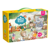 Intelligence Development Themed Cartoon Jigsaw Giftable Packaging Large Piece Jigsaw Set Problem-Solving Skills for Children 3+, Preschool