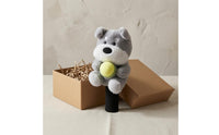 Schnauzer Dog Headcover Yellow Detail Soft Dog Headcover Shielded Sports Accessory