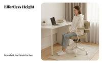 Adjustable Rolling Chair with spinerest Modern Minimalist design Office Furniture 360-Degree rotate Task Seat for Adults, Study Room, Dormitory, Bedroom