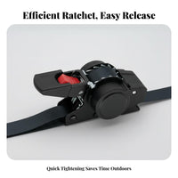 Heavy Duty Ratcheting Strap High-Strength Polyester Strapping Retractable Ratchet Strap Fasten & Release Transporting Equipment for Truck Drivers