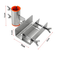 Stainless Steel Tricycle Umbrella Holder Thickened Umbrella Bracket Wing Nut Quick Release Clamp Mount Metal Arm