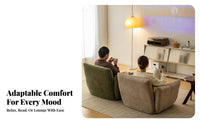 Can Be Laid Flat Adjustable Padded Lounger Foldable Design Floor Seating No Assembly Required Cushioned Recliner for video game enthusiasts, Students, Adults, Living Room, Bedroom, studying, Balcony