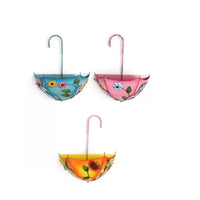 Wall-Mounted Iron Umbrella Planter Compact Umbrella Planter Vintage Whimsical for Gardeners, Balcony, Patio