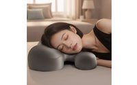 Side Sleeper Contour Pillow Ergonomic Memory Foam Pillow Contoured Bedding Pressure Relief for Bedroom, Salon