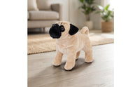 Pug Stuffed Cuddly Stuffed Pug Huggable for Birthday Gifts, Bedroom, Toddlers