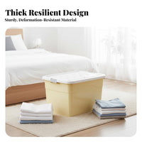 Wheeled Under-Bed Box Large Capacity Wheeled Latching Tote sturdyDuty Complimentary for Families, homeowners