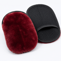Faux Wool Car Wash Mitt Double Sided for Auto Detailing Scratch Safe Cleaning