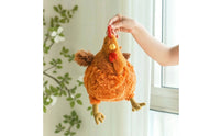 Cute Soft Pencil Case Fuzzy Chicken Pencil Case Zippered Pen Bag with Zipper Novelty for Classroom