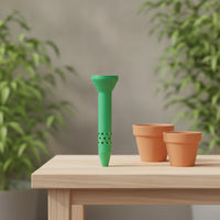 Tapered Watering Funnel with Perforated Stem Slow Plant Watering Funnel Lightweight Messmessless for Gardeners, Home Gardens