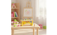 Early-Learning Whack-Arodent Toy Tabletop Wooden Toy with Pegs Compact Interactive for Toddlers, Young Children, Playrooms, Preschools