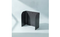 Kitchen Oil Splash Guard Easy to Clean Splatter Guard with Hinged Panels Splash Barrier Panel Black Stable for Home Cooks