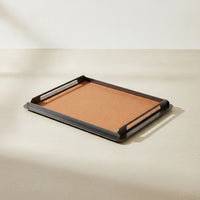 Tabletop serving Tray Versatile Tray with Handles Minimalist for Vanity, Living Room, Bedroom