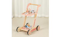 Kids Medical Cart Educational Kids Shopping Push Cart Easy Assembly Children's Toy for Young Children, Infants