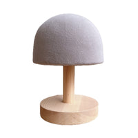 Hat Display Stand Freestanding Hat Holder with Wooden Cap with Base Display Wooden Base for Milliners, Retail Store