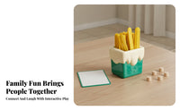 Green Base Fortunate Ice-Lolly Game Embossed Pattern Ice-Lolly Stick Game Instruction Booklet