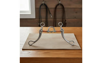 Stainless Steel horse Bit  Medium Port Bit Metal Equestrian Gear for Training