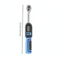 2 Pieces High Precision Digital Tightening Force Wrench Quick Adjust Electronic Tightening Force Wrench Audible Alarm Hand Tool