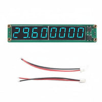 Wide Measurement Range Frequency Display Component Selectable Gate Times Digital Frequency Counter Compact Design for Electronics Hobbyists