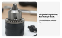 1.5-10mm Keyed Drill Chuck Multi-Functional Grinder to Drill Converter Angle Grinder Thread Adapter Easy Installation for Garage