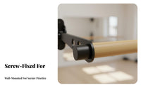 Wall Mounted Dance Bar Space-Saving Wall-Mounted Dance Bar Easy Installation Adjustable Dance Bar for Children, Beginners, Gym