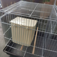 Small Parrot Breeding Nest Hangable Parrot Nesting Enclosure Ventilated Design Bird Breeding Box for Aviary