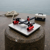 Universal Fishing Chair Bracket Multipurpose Fishing Chair Rod Mount Double Bracket Rod Holder Long-Lasting Catch Pole Rack