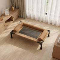 Elevated Dog Bed Breathable Raised Pet Cot Washable for Indoor, Medium Dogs