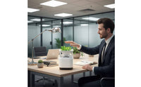 Removes Odors Small Negative Ion Air Cleaner Compact Design Mini Air Purifier Portable for Smokers, Office Workers, Bedroom
