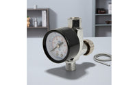 Airbrush Filter with Pressure Gauge Mini Inline Water Separator with Gauge