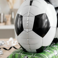 2 Pieces Bar Decoration Soccer Jersey Balloon Sports Themed Football Shirt Balloon Mylar Foil Football Party Balloons Shiny Gloss for Birthday