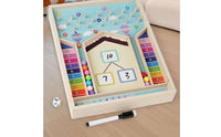 Educational Number Decomposition Board Interactive Arithmetic Practice Board Safe Math Toy for Kindergarteners, Toddlers, Classroom