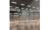 Stainless Steel Tennis Ball Roller No Bending Over Rolling Tennis Ball Picker With Wheels for Pickleball Players