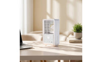 Water-Based Air Chiller with Water Tank Portable Desktop Air Chiller Oscillating Cooling Fan for Office