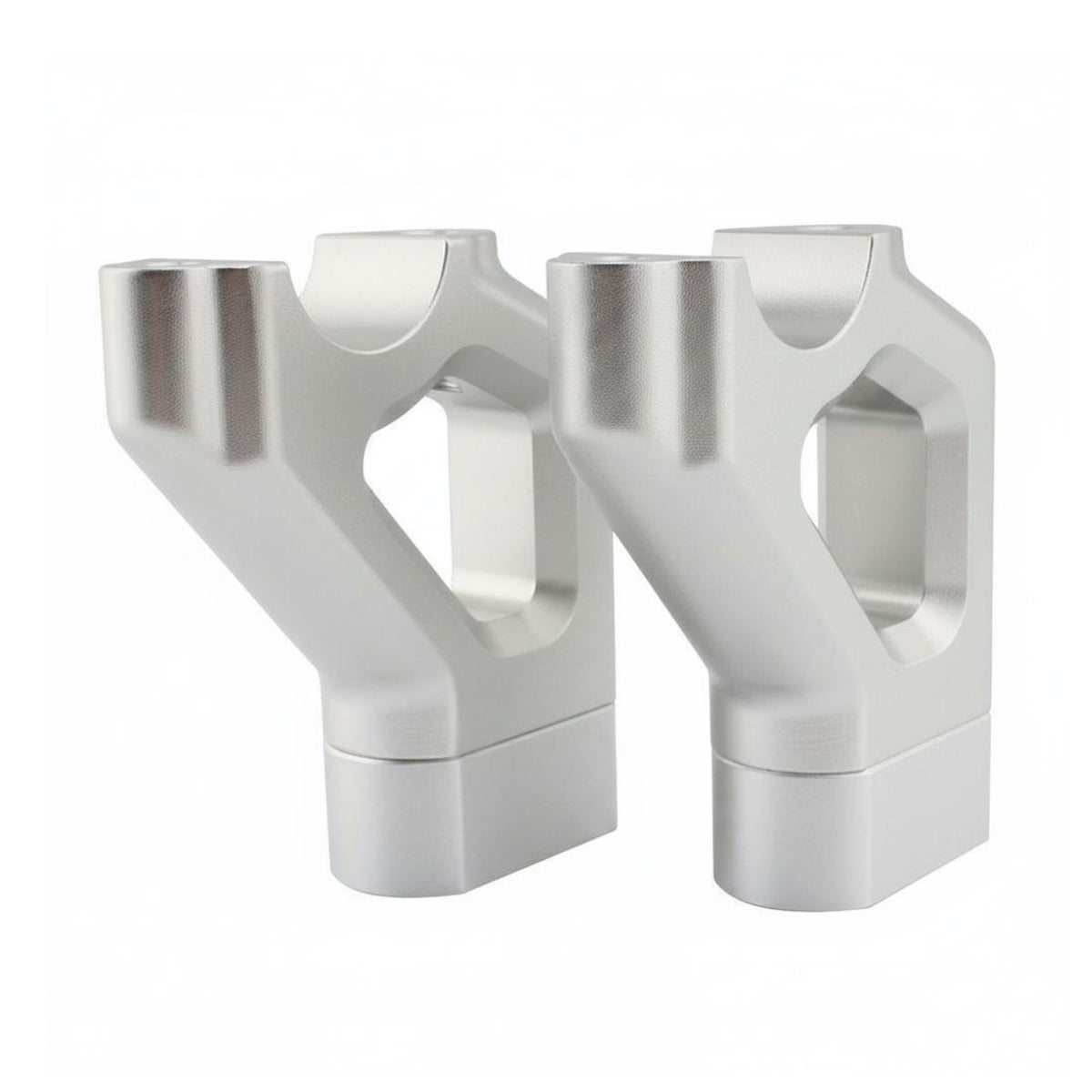 2 Pieces Handlebar Pullback Riser Aluminum Alloy Handlebar Riser Kit Improved Riding Posture for   Tourers