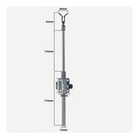 Telescopic Boat Fishing Rod Holder Locking Knob Shore Fishing Support Bracket Screw Mount Boat Rod Holder Twist Resistant