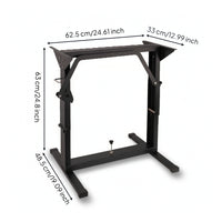 Folding Table Frame Space-Saving Table Leg with Locking Hinges Furniture Legs Compact for Recreational Vehicle Builders