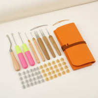 Crochet Hook Set Comfortable Crochet Set Lightweight Knitting Tool Kit for Crocheters, Beginners, Travel
