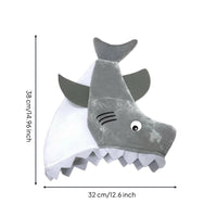 Soft Shark Hat 3D Sea Animal Headwear Head Hat Unisex Novelty Headwear for Adults, Kids, Halloween, Stage Performance