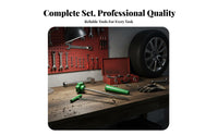 Universal Fit Valve Stem Puller and Installer Set Multi-Functional Tire Valve Tool Set Easy to Use for Motorcycle Riders, DIY Mechanics