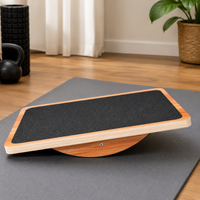 Wood Incline Board, Adjustable Squat Wedges for Stretching and Rehabilitation, Non-Slip Surface, 158.75 kg Capacity