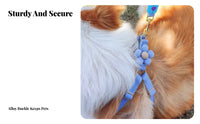 Flower Dog Harness and Leash Set Strong Buckle Adjustable Pet Vest Harness Lightweight Woven Material Dog Leash Set for Daily Walks, Training, Jogging