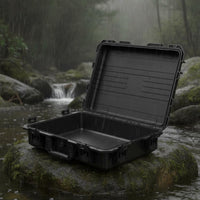 Shocking-Absorbing Box Shocking Resistant Hard   Case Secure Latch Portable Storage Box for Transport, Travel