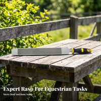 Horseshoe File 14-Inch Hoof Rasp Ergonomic Grip Metal Filing Surface